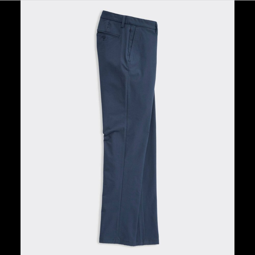 NWT Vineyard Vines by Jim Nantz On-The-Go Pants 36x34 Blue Blazer